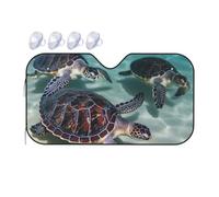 Sea Turtles Parasole per parabrezza auto 2025 parasole pieghevole per auto divertente visiera parasole anteriore copertura per parabrezza per interni automobilistici protezione solare piccola