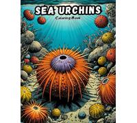Sea Urchin Coloring Book for Kids: Fun & Easy Ocean Spiky Art!