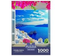 Sea View Outside The Window Puzzle 1000 Pezzi Relax - Ideale Per Meditazione E Mindfulness, Alta Definizione, Giochi Da Tavolo - 70x50cm/1000pcs