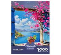 Sea View Outside The Window Puzzle 1000 Pezzi Renowned Scenery - Attività Mindful, Rilassamento Cerebrale, Poster Da Muro, Packaging Elegante - 70x50cm/1000pcs