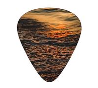 Sea Waves By Sunset plettro per chitarra 12 plettri moda personalizzato basso plettro durevole chitarra elettrica plettri accessori per strumenti