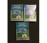 SEA WOLF LOUP DES MERS COMMODORE 64 C64 CARTRIDGE CANADA VERSION NUOVO