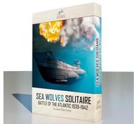 Sea Wolves: Solitaire - Battle of The Atlantic 1939-1942, gioco di strategia, gioco da tavolo per giocatore singolo, gioco di guerra storico