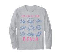 Sea You At The Beach Ocean Marine Life Creatures Vacanza Maglia a Manica
