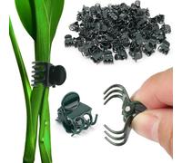 SEABABOO 100PCS Clip di Supporto per Orchidee Sostegni per Orchidee a Forma di Fiore Clip per Piante da Giardino Clip per Piante sostenere Utilisé pour la Fixation des plantes et Le Clips d'orchidées