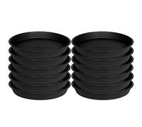 SEABABOO 12PCS Sottovasi per Piante Plastica Sottovasi Piante Portavasi in Plastica Vassoio Vaso da Fiori in Plastica Vassoi Plastica Sottovasi Piante Piattini da interno ed esterno Piante da giardino