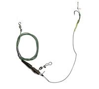 SEABABOO Ami da pesca alla carpa per capelli, fatti a mano, 6# curvo per carpa, con peso di piombo, accessori per la pesca alla carpa, 1 pezzo