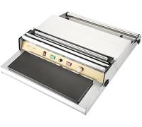 Seababyhouse 45cm/18 Dispenser di Pellicola Trasparente, Impacchettatrice Manuale per Alimenti, Macchina di Sigillatura per Imballaggio, Dispenser di Pellicola Riscaldante, per Barchetta di Frutta