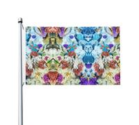 Seabed - Bandiera con stampa di pesci sottomarini, 9 x 1,5 m, decorazione per feste, con occhielli, adatta per uso interno ed esterno