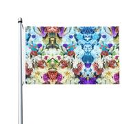 Seabed - Bandiera con stampa di pesci sottomarini, 9 x 1,5 m, decorazione per feste, con occhielli, adatta per uso interno ed esterno