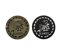 Seabees - Toppa tattica per morale, divertente distintivo ricamato a forma di ape per zaino, gilet e uniforme, design mimetico e riflettente a infrarossi, accessorio militare