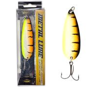 SEABUZZ Frecce asimmetriche 23,5 g/8,5 cm - luccio pesce persico - esche da pesca - Cucchiaio di metallo - Esca dura - Set di pesca - Angel Spoon - Esca per luccio - Esca persico (OPR)