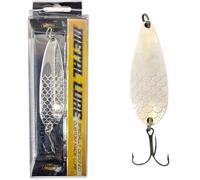 SEABUZZ Freccia asimmetrica 23,5 g/8,5 cm - luccio pesce persico - esca da pesca - Cucchiaio di metallo - Esca dura - Set da pesca - Angel Spoon - Esca per luccio - Esca persico (AG)