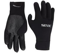 SEAC 500 - Guanti Elasticizzati da Immersione, Nero (Nero), XS