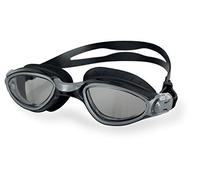 SEAC Axis, Occhialini da Nuoto, Ottimi per la Piscina e Le Acque Libere Unisex Adulto, Nero/Argento LF, Standard