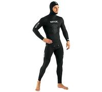 SEAC Black Shark, Muta da Pesca Sub e Apnea in Neoprene 5 mm, Due Pezzi, Interno in Spaccato Uomo