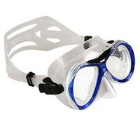 SEAC Capri, Maschera Subacquea per Uomo, Donna e Bambino, in Silicone, Ideale per Snorkeling, Trasparente/Blu, Narrow