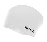 SEAC Chignon Junior Cuffia Nuoto in Silicone per Bambini - Ideale per Capelli Lunghi o Raccolti - Cuffia Piscina Morbida e Confortevole - Rosa, Nero, Bianco