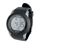 SEAC Chronos, Orologio Digitale Resistente all'Acqua 100 m Unisex Adulto, Nero, Standard