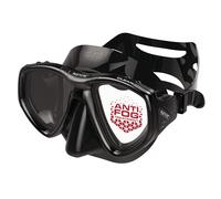 SEAC Clear - Maschera Subacquea Doppia Lente in Silicone | Maschera per Immersioni e Snorkeling Antifog Low Volume