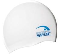 SEAC, Cuffia in Silicone per Nuoto in Piscina Unisex Adulto, Bianco, Taglia Unica