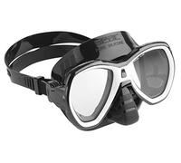 SEAC Elba, Maschera Snorkeling e Immersione Subacquea Unisex Adulto, Nero/Bianco, Standard