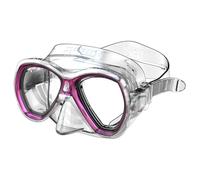 SEAC Elba MD, Maschera Subacquea con Viso Piccolo, Ottima per Snorkeling e Immersioni Unisex Bambini, Trasparente/Rosa, Ridotta