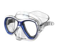 SEAC Elba MD, Maschera Subacquea con Viso Piccolo, Ottima per Snorkeling e Immersioni Unisex Bambini, Trasparente/Blu, Ridotta