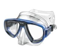 SEAC Extreme 50, Maschera da Subacquea e Pesca in Apnea con Lenti Ottiche Opzionali Unisex Adulto, Trasparente/Blu, Taglia Unica