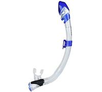 SEAC Fast Dry, Snorkel con Dry Top e Valvola di Scarico Unisex Adulto, Blu, Taglia Unica