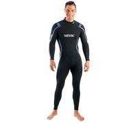SEAC Feel Man 3 mm, Muta in neoprene da 3 mm ultra elastica monopezzo con cerniera posteriore per subacquea, snorkeling e apnea