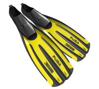 SEAC Fuga, Pinne da Subacquea per Immersioni e Apnea a Scarpetta Chiusa, Made in Italy Unisex Adulto, Giallo, 46/47 EU