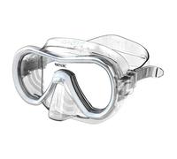 Seac Maschera Subacquea Giglio Monolente, Taglia Regolare, Trasparente/Bianco