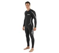 SEAC Invidia Man, Muta monopezzo in neoprene da 3 mm, Ultrastretch, con cerniera anteriore per subacquea, snorkeling e apnea, M