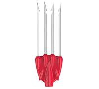 SEAC Killer 4P Long - Fiocina Subacquea a 4 Punte in Acciaio Temperato - Accessorio per Fucili da Pesca Sub - Filetto M7 - Corpo in Nylon Antiurto - Lunghezza Totale 160 mm