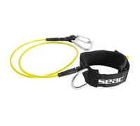 SEAC Lanyard, Cavo di Sicurezza da apnea, con moschettone e Allacciatura al Polso