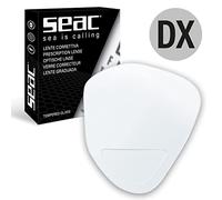 SEAC, Lente Correttiva per Maschera da Subacquea Modello Italia, per Miopia e Presbiopia, Lato Destro e Sinistro Unisex Adulto, Trasparente, 2.5
