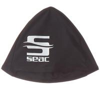 SEAC Lycra, Cuffia in Tessuto per Nuoto in Piscina Unisex Adulto, Nero, Taglia Unica