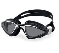 SEAC Lynx, Occhialini da Nuoto, Ottimi per la Piscina e Il Mare Unisex Adulto, Nero/Bianco LF, Standard