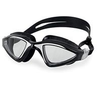 SEAC Lynx, Occhialini da Nuoto, Ottimi per la Piscina e Il Mare Unisex Adulto, Nero/Bianco Lt, Standard