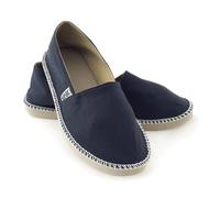 SEAC Malaga, Espadrillas Casual per Donna e Uomo in Canvas e Dettagli in Corda, Suola Antiscivolo, Blu, 44