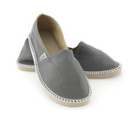 SEAC Malaga, Espadrillas Casual per Donna e Uomo in Canvas e Dettagli in Corda, Suola Antiscivolo, Grigio, 44