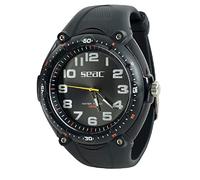 SEAC Mover, Orologio Lifestyle Resistente all'Acqua 100 m Unisex Adulto, Nero, Standard