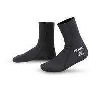 SEAC Prime, Calzari in Neoprene 2 mm, Foderati in Nylon, Calzini da Subacquea Unisex-Adult, Nero, XL