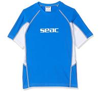 SEAC RAA Short Evo Kid, Maglia Protettiva Rash Guard per Snorkeling e Nuoto Anti UV Unisex Bambini