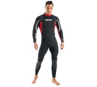 SEAC Relax Long, Muta Monopezzo in Neoprene da 2.2 mm per Snorkeling, Subacquea e Altri Sport in Acqua Uomo, Nero/Rosso