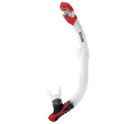 SEAC Reverse Dry, Snorkel con Sistema Dry Top e Valvola di Spurgo, Trasparente/Rosso