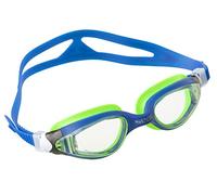 SEAC Ritmo JR, Occhialini da Nuoto in Piscina e in Mare per Bambini e Ragazzi, Blu/Verde