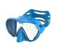 SEAC Rondò - Maschera Frameless Monovetro in Silicone per Immersione e Snorkeling o Combo Set Maschera + Snorkel SEAC Reverse Dry, Sistema Dry Top e Valvola di Spurgo