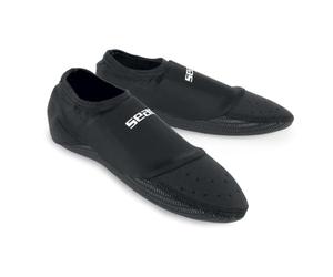 SEAC Scapin, Calzini in Neoprene per Piscina, Acquagym, Acquafitness e per l'Utilizzo con Pinne da Sub Unisex Adulto, Nero